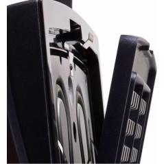 Fritel Family CW 2438 Waffle Iron - Premium Metallic Anthracite for Perfectly Crispy Waffles!
